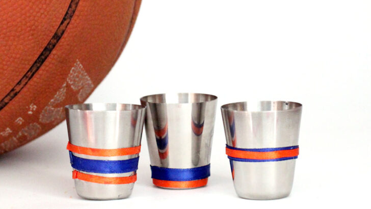 DIY Shot Glasses for Sports Fans