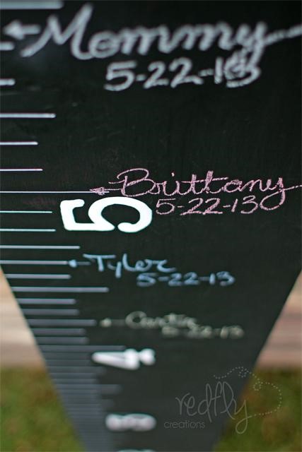 Diy Fabric Growth Chart