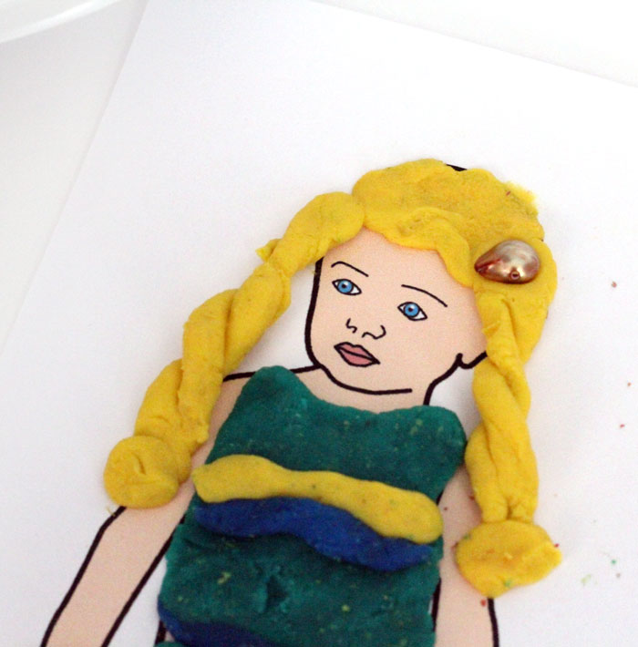 Free Printable Dress Up Dolls Play Dough Mats