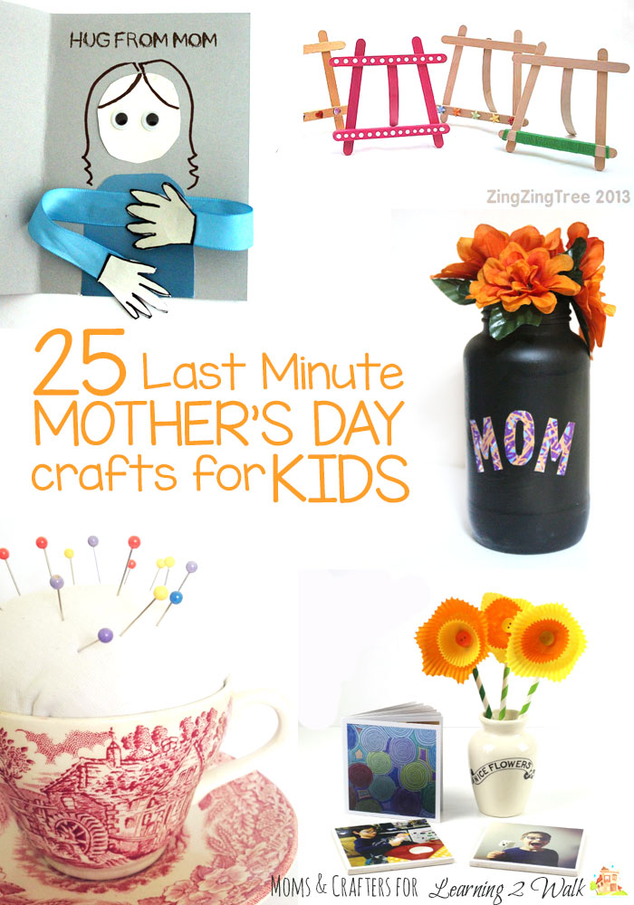 Last Minute Mother’s Day Crafts for Kids