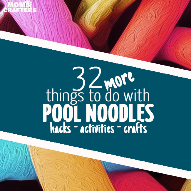 You won't believe it's a pool noodle! Check out how many things you can do with a pool noodle! Pool noodle activities, crafts, and hacks.