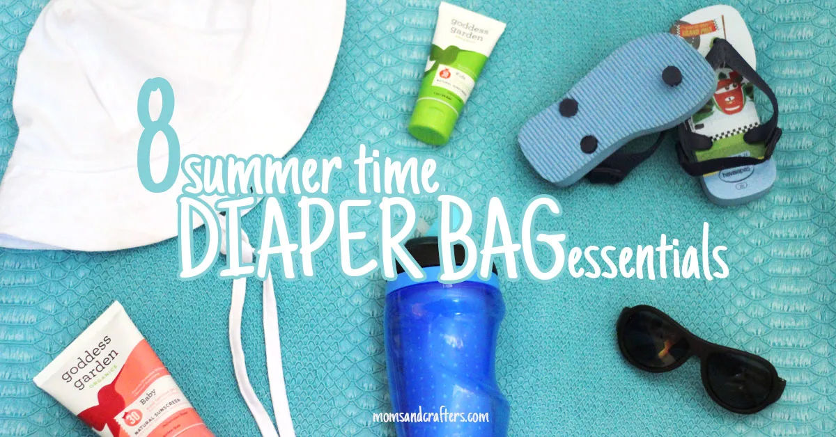 Make your summer days go smoother with these 8 summer diaper bag essentials. What do YOU add into your bag?