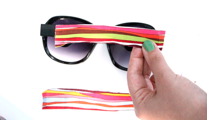 Decorate sunglasses to make a cheap, chic glam pair! This five minute craft is easy and inexpensive and a perfect craft for teens and tweens.