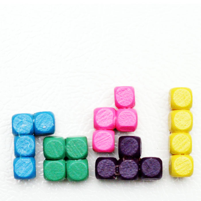 Tetris Craft: Make Tetris Pieces Magnets!