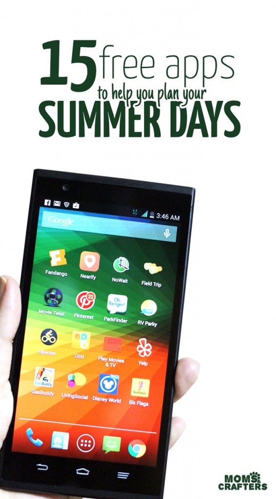 Top 15 Apps to Plan Your Summer Days * Moms and Crafters