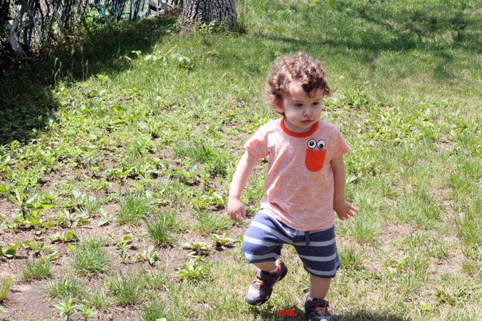 Toddler Style: Play – Blue and Orange Stripes