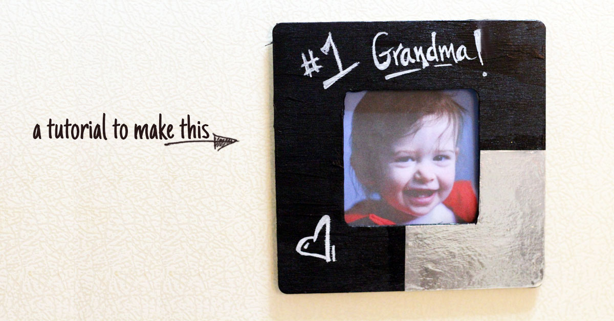 chalkboard picture frame fb