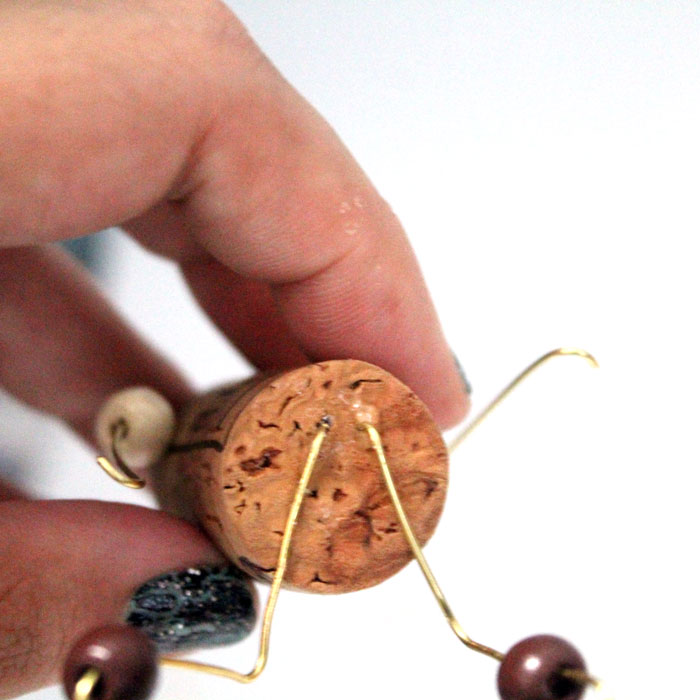 cork characters magnet craft