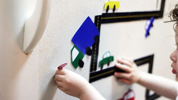 Looking to engage your little ones with a simple and inexpensive activity? Make these DIY car magnets - it will keep them busy for hours! It's a perfect indoor activity for toddlers, and a simple DIY toy.
