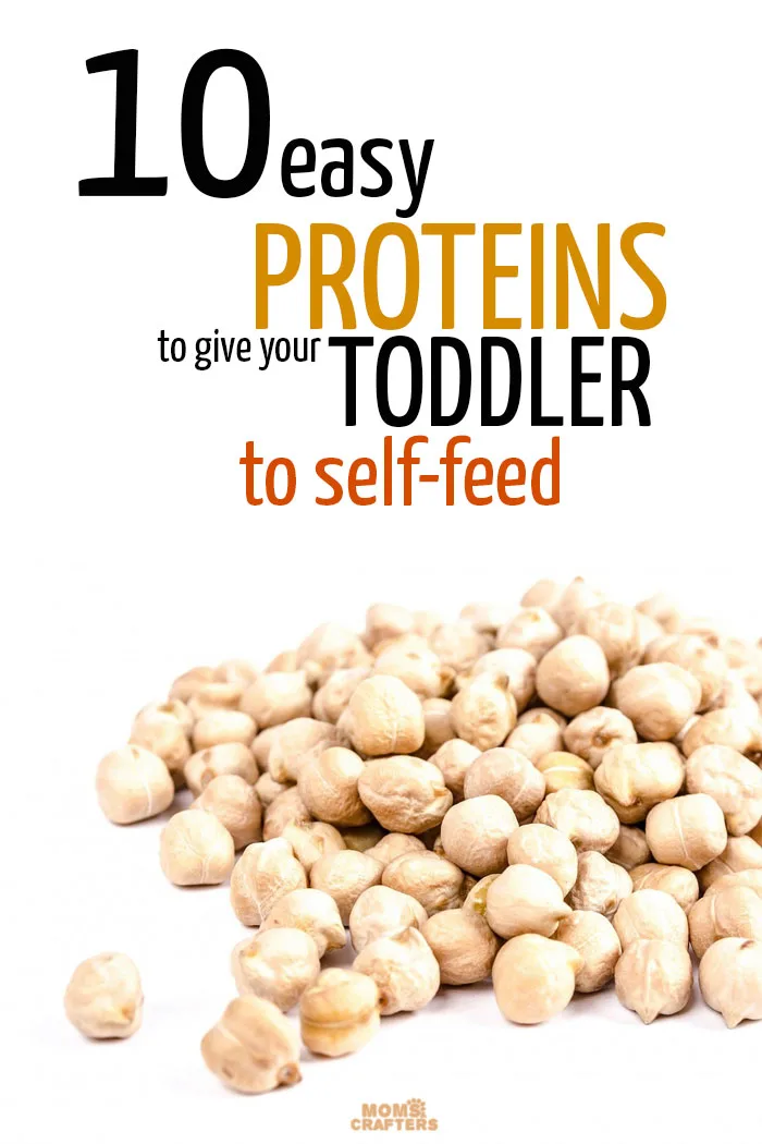 These super easy proteins for toddlers to self feed are perfect for the busy mom dealing with picky toddlers - and they are mom-to-mom toddler nutrition tips that you can relate to.