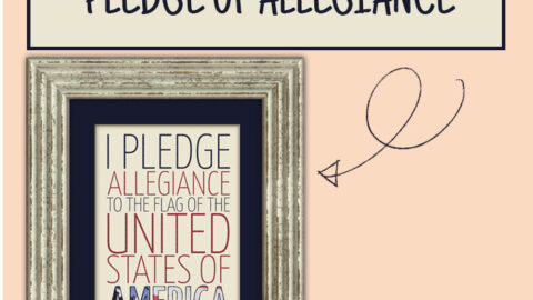 Free Printable Pledge of Allegiance