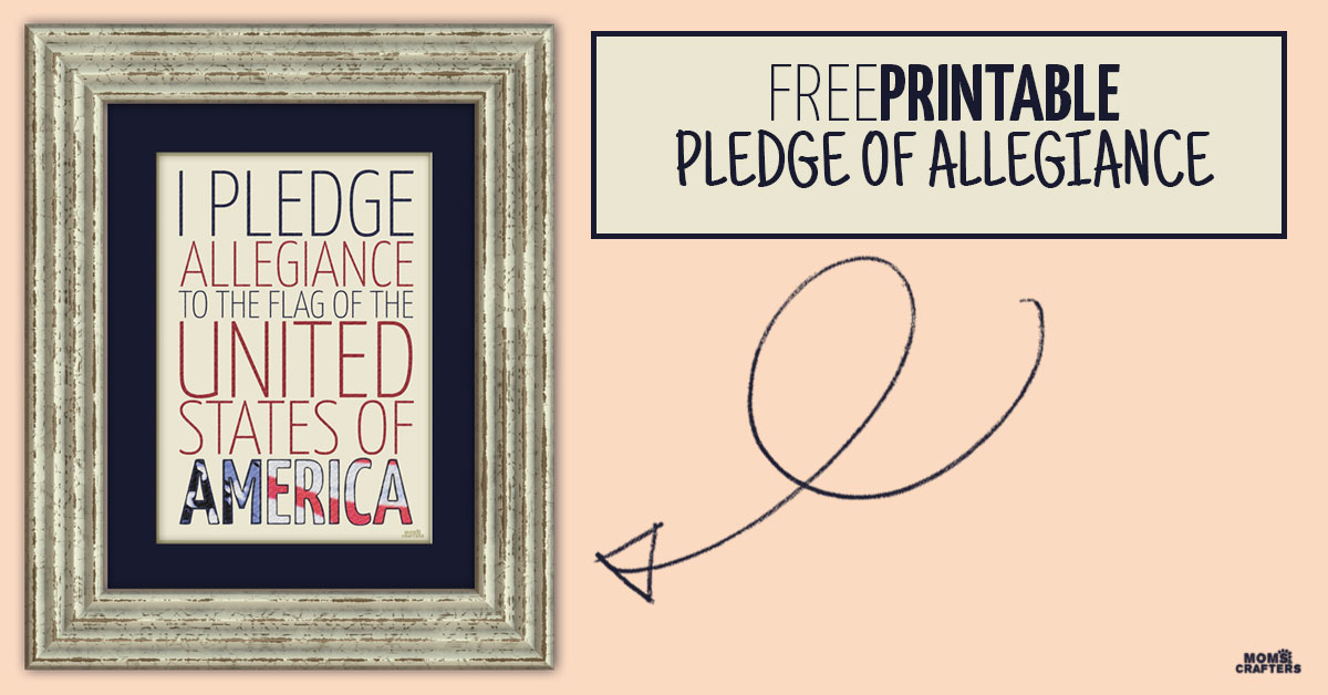 Absolutely free Printable Pledge of Allegiance * Mothers and Crafters photograph relating to Pledge of Allegiance Printable identified as Cost-free Printable Pledge of Allegiance * Mothers and Crafters