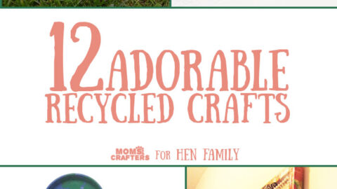12 Adorable Recycled Crafts
