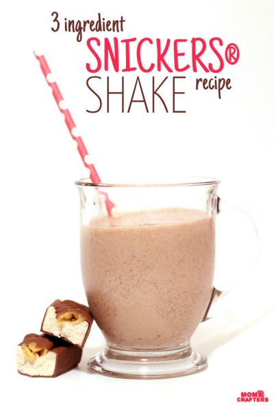 SNICKERS® Shake Recipe * Moms and Crafters