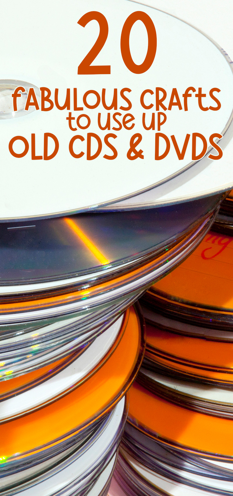 Lot of 20 Blank Cds DIY Art Crafts Projects Mosaic Compact Discs 2-Sided