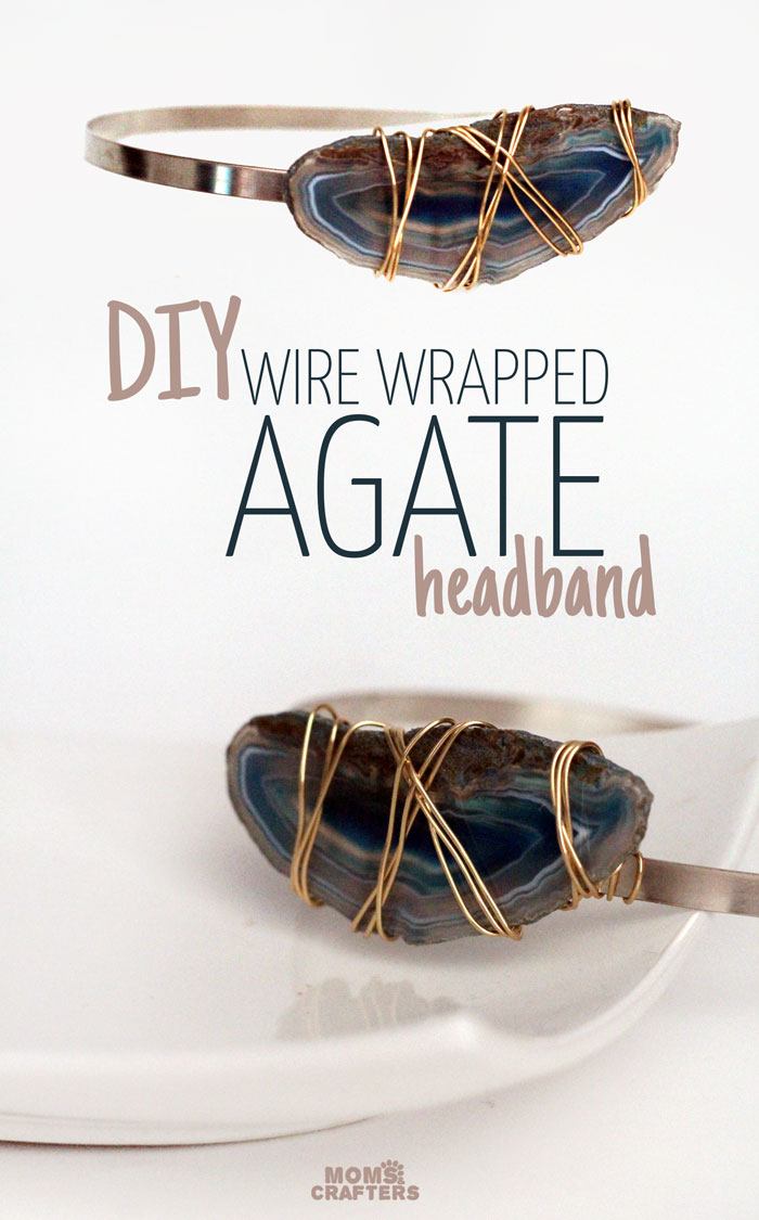 Isn't this wire wrapped headband stunning? And you can MAKE IT! It's such an awesome, professional craft to make to sell or as a DIY gift!