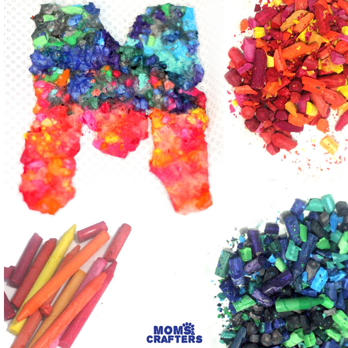 Crayon Recycling & Upcycling DIYs for Kids: Make Fun Shapes With