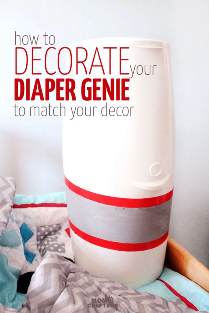 Decorate a Diaper Genie * Moms and Crafters