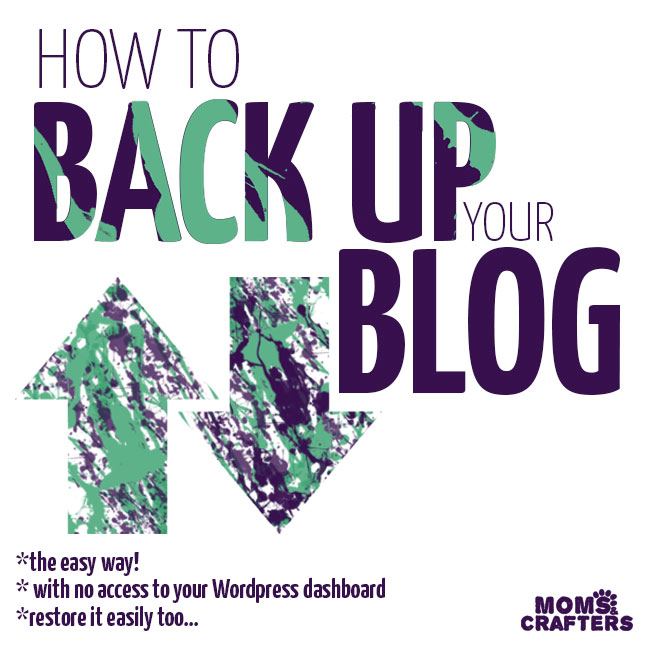 How to back up your blog