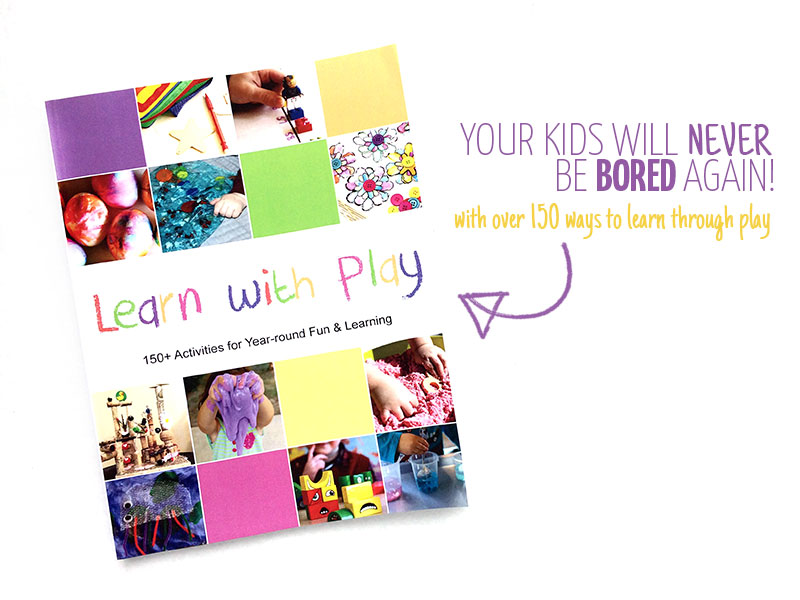 Learn with Play – 150+ activities in a brand new book!