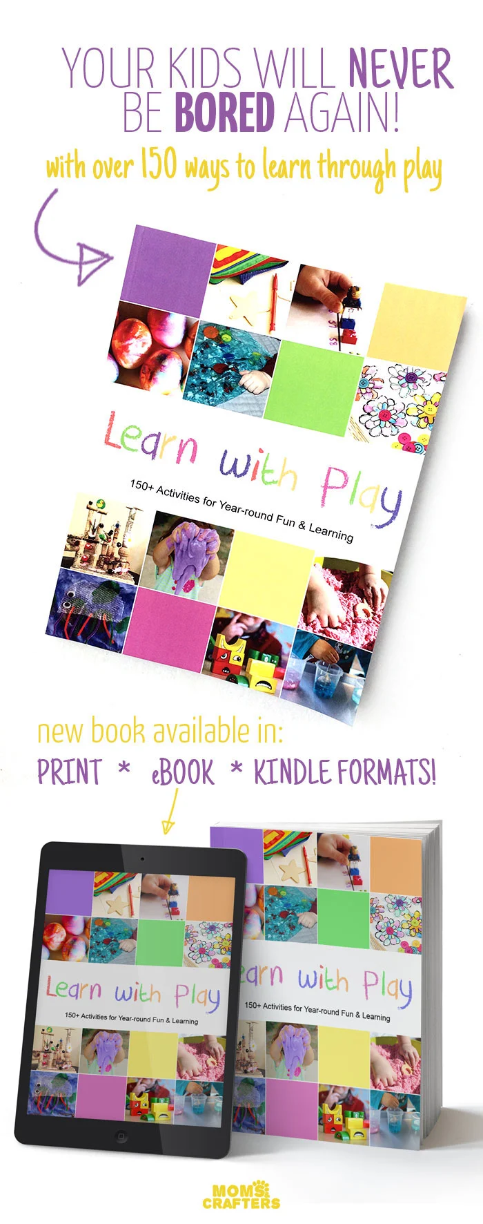 An amazing resource PACKED with a HUGE VARIETY of learn with play activities for babies, preschool, toddler, and kindergarten! sensory play, learning ideas, space setup, and more