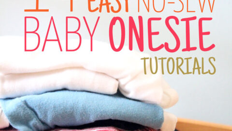 14 No Sew Onesie Ideas