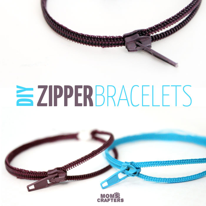 DIY Zipper Bracelets