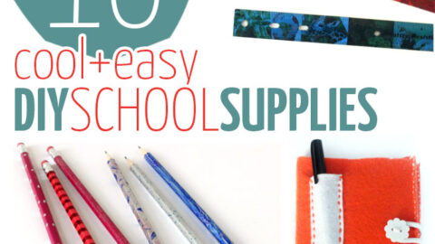 DIY SCHOOL SUPPLIES