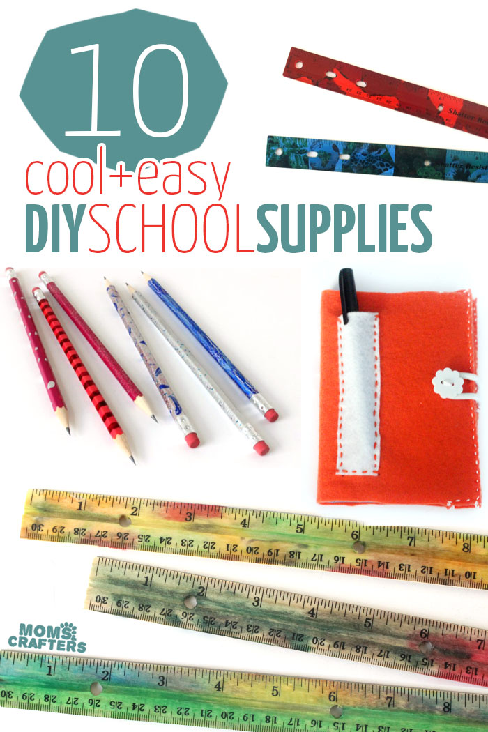 10 Easy Diy School Supplies