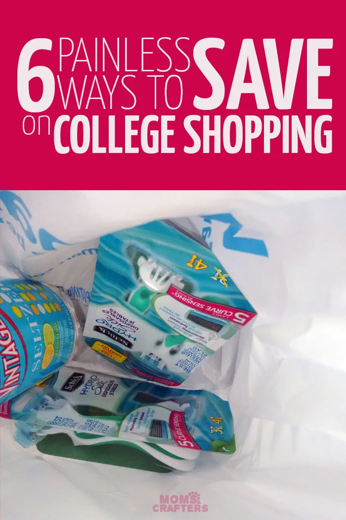 Learn how to save on college shopping with these simple money saving tips!