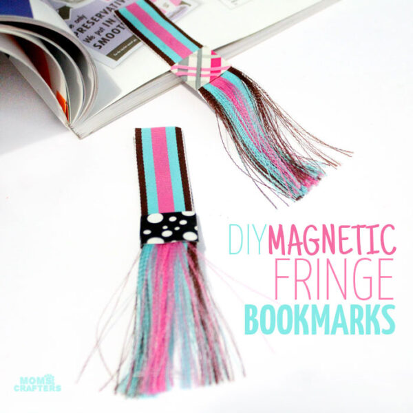 DIY Fringed Bookmarks * Moms and Crafters