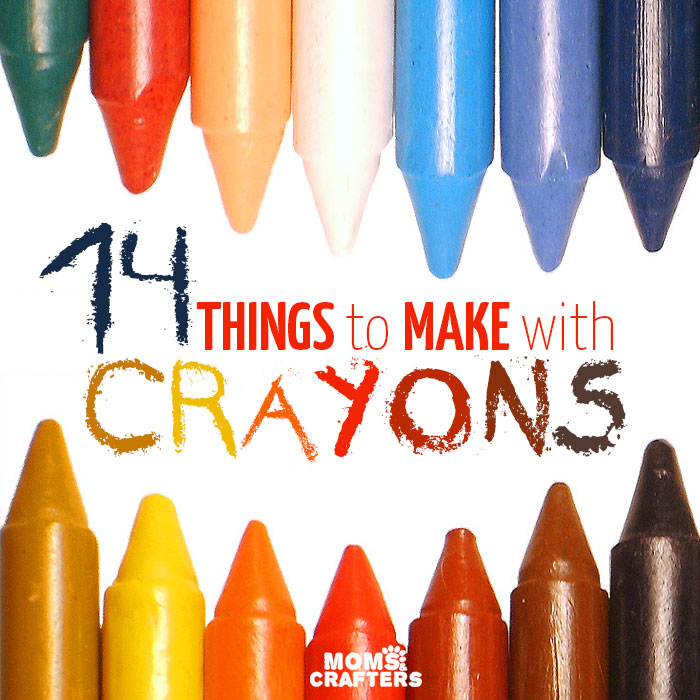 14 Things to Make with Crayons * Moms and Crafters