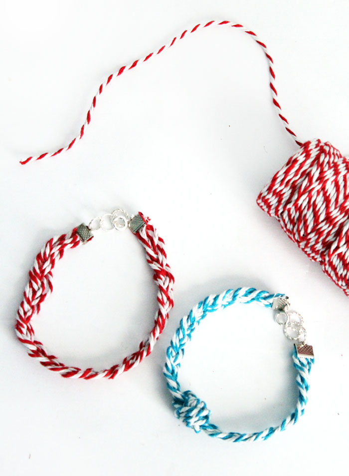 Make these adorable DIY braided friendship bracelet! A quirky jewelry making craft to learn some basic techniques.
