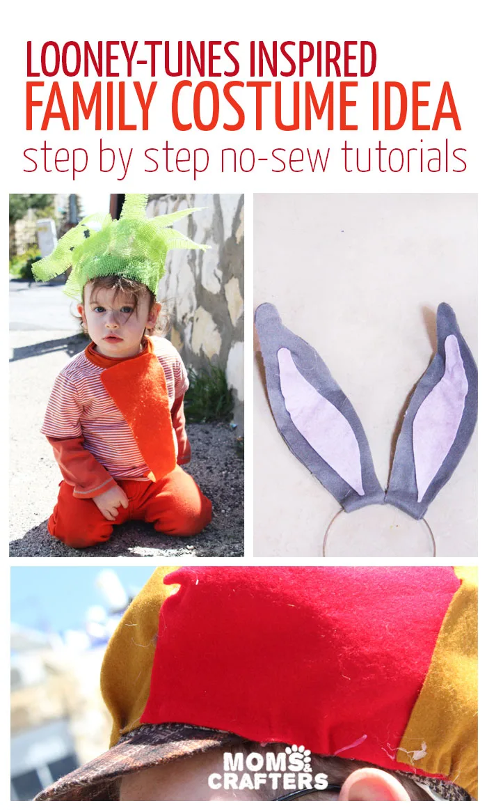 An adorable family costume idea - you'll love it! Includes DIY costume tutorials - no sew.