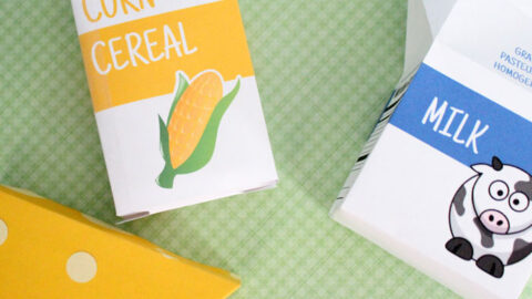 Free Printable Groceries for Pretend Play