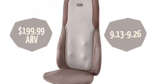 HoMedics Giveaway – Win a $200 massage cushion!