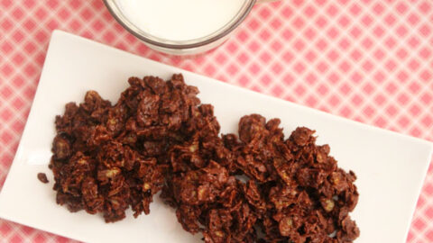 Peanut Butter Corn Flake Clusters Recipe