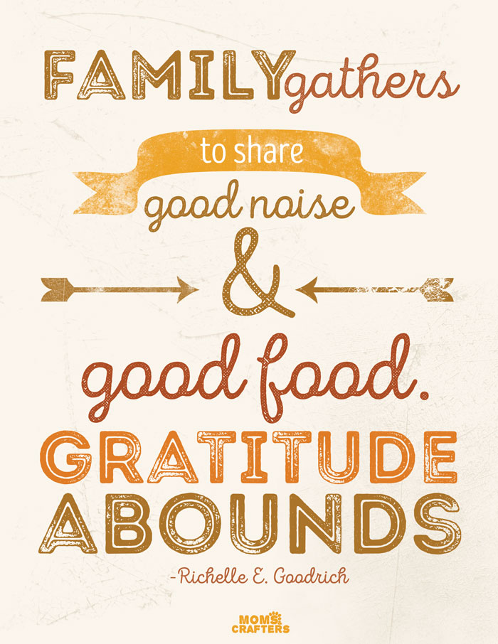 Get a free printable thanksgiving wall art home sign to add some great thankful spirit to your autumn decor!