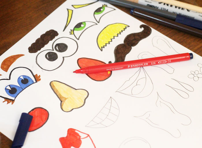 Aren't these funny face magnets adorable? Click for this free printable kids activity - perfect for toddlers, preschool, and beyond!