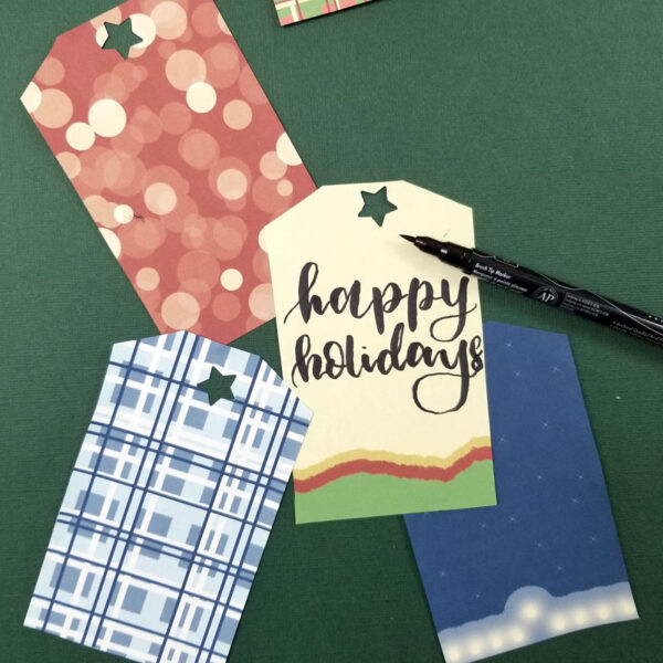 Free Printable Holiday Gift tags for Christmas and Hanukkah!