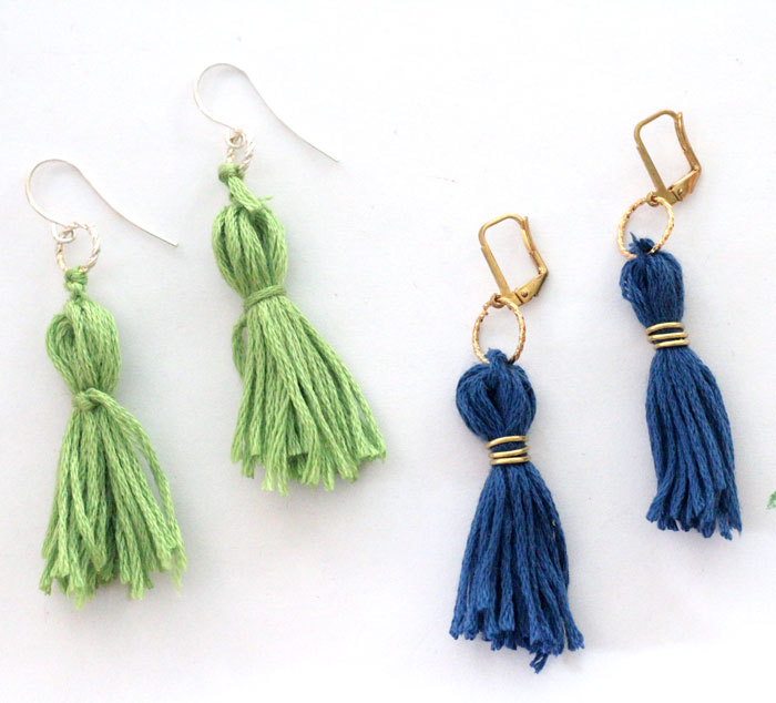 DIY Tassel Earrings