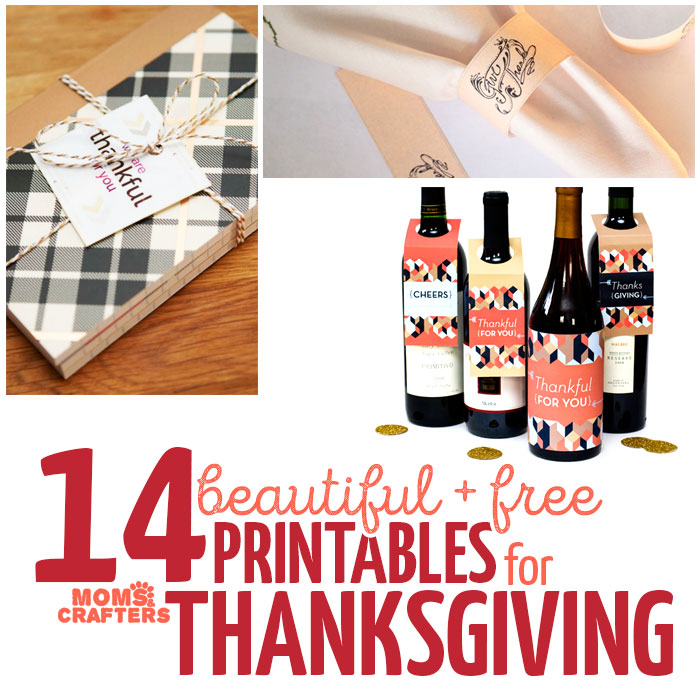 14 Beautiful + Free Thanksgiving Printables