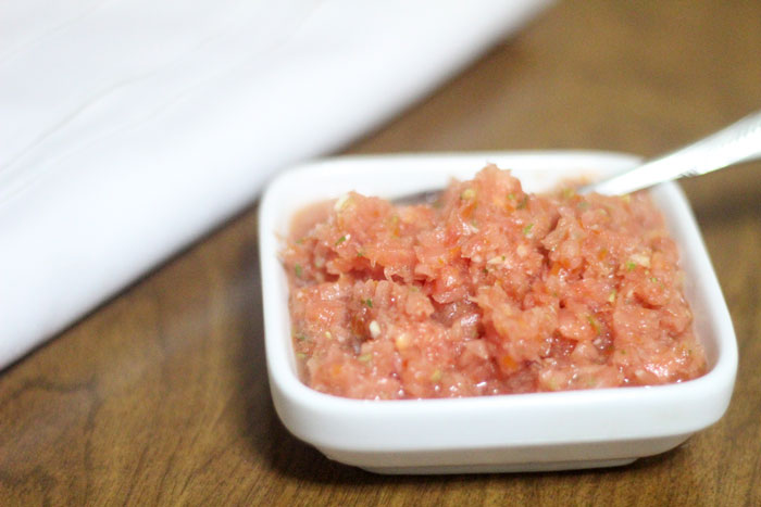 This easy tomato dip recipe is a great party or tailgating food! It's a definite crowd-pleaser that takes only five minutes to make!