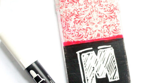 DIY Chalkboard Cell Phone Case