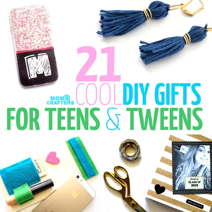 21 DIY Gifts for teens and tweens - all of these are polished and fun to give as gifts. They also make great crafts for teens for all year round.