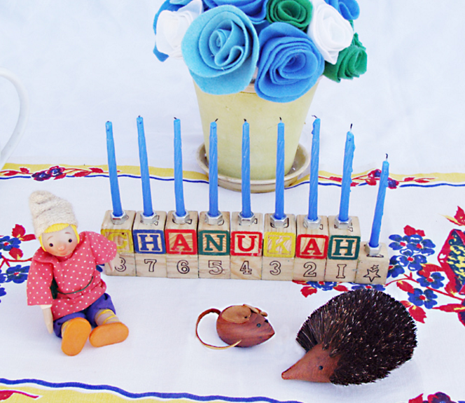 These DIY menorahs offer something for everyone in the family! It includes some great Hanukkah crafts for kids, plus plenty of cool and easy DIY for adults!