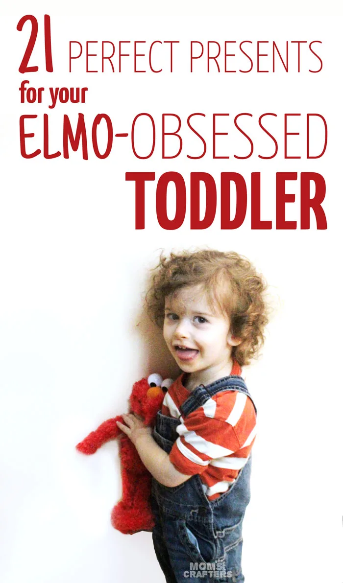 The perfect list of Elmo gifts for toddlers - DIY ideas, and gifts to buy, non-toy gifts and educational toy gifts, just-for-fun, practical, and books + entertainment. Awesome gift ideas for Emo-obsessed toddlers!