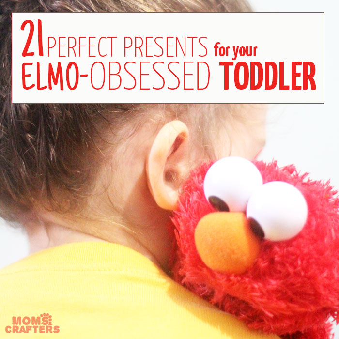 The perfect list of Elmo gifts for toddlers - DIY ideas, and gifts to buy, non-toy gifts and educational toy gifts, just-for-fun, practical, and books + entertainment. Awesome gift ideas for Emo-obsessed toddlers!