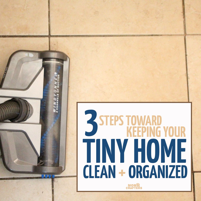 these three steps toward better home organization will help you keep your tiny apartment sparkling clean! Some practical homemaking and organizing tips for you to try.