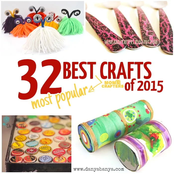 The absolute best crafts of 2015 - over twenty bloggers share their most popular crafts! Includes amazingly easy DIY tutorials, kids' craft ideas, jewelry making, home decor, diy toys and baby things, and more! You'll love these!